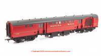 39-421C Bachmann BR Mk1 POS Post Office Sorting Van number W80301 - Post Office Red (with Net)